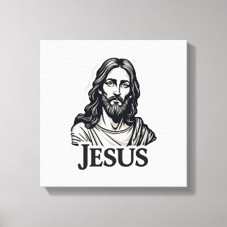 Jesus Heiliger Name Vintage Gravur Shirt 2 Leinwanddruck