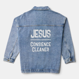 Jesus heilt Gewissensreiniger Christlicher Glaube Jeansjacke