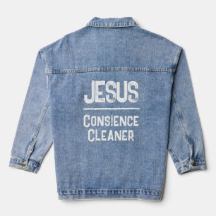 Jesus heilt Gewissensreiniger Christlicher Glaube Jeansjacke