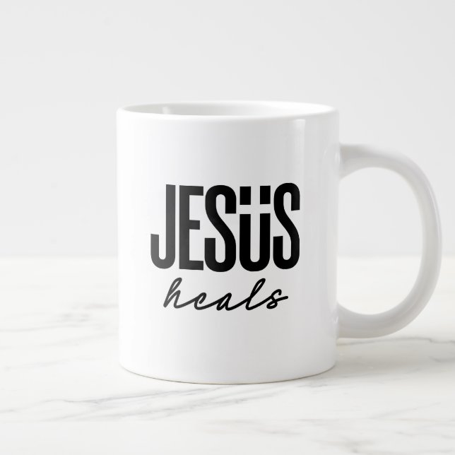 Jesus heilt Jumbo-Tasse (Rechts)