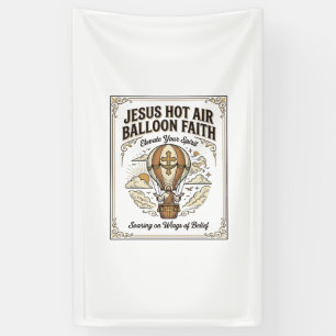 Jesus Heißluftballon Glaube Jesus Heißluftballon Banner