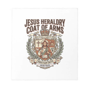 Jesus Heraldik Wappen Jesus Heraldik Wappen Ar Notizblock