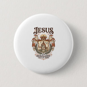 Jesus Heraldik Wappen Jesus Heraldik Wappen Jesu Button