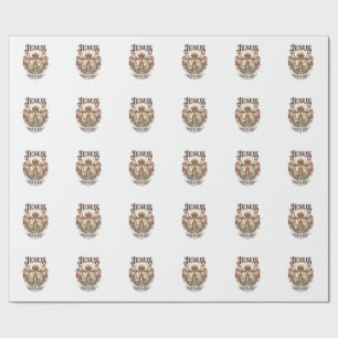 Jesus Heraldik Wappen Jesus Heraldik Wappen Jesus  Geschenkpapier