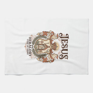 Jesus Heraldik Wappen Jesus Heraldik Wappen Jesus  Geschirrtuch