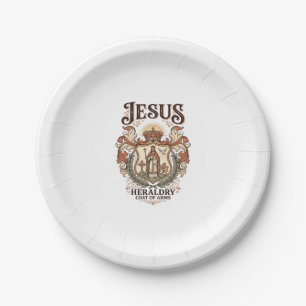 Jesus Heraldik Wappen Jesus Heraldik Wappen Jesus  Pappteller