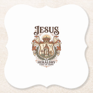Jesus Heraldik Wappen Jesus Heraldik Wappen Jesus  Untersetzer
