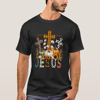 Jesus Herbst Saison Liebhaber Herbst Design Gesche T-Shirt