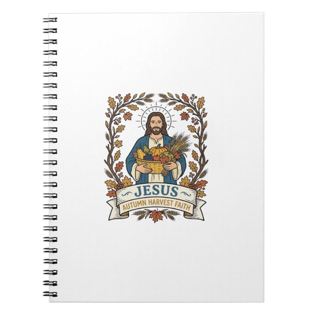 Jesus Herbsternte Glaube Jesus Herbsternte Ch Notizblock (Vorderseite)
