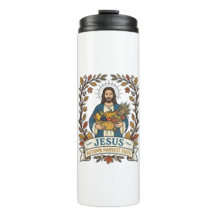 Jesus Herbsternte Glaube Jesus Herbsternte Ch Thermosbecher