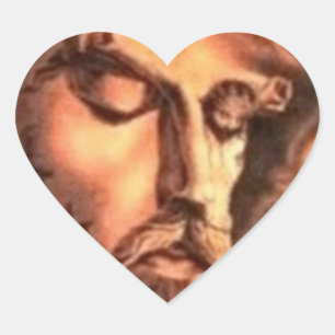 JESUS Herz-Aufkleber