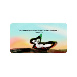 Jesus hier adressaufkleber