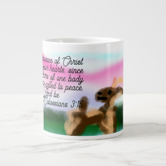 Jesus hier Jumbo-Tasse