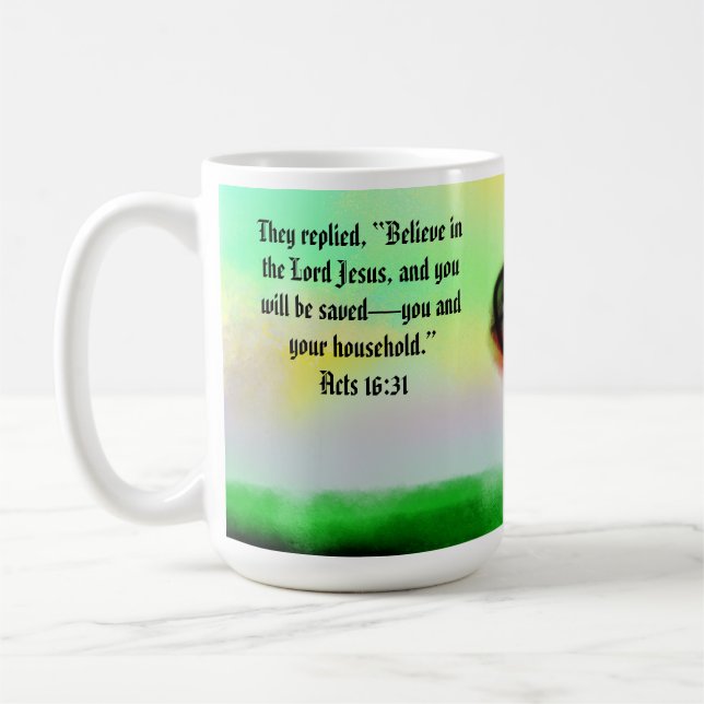 Jesus hier  kaffeetasse (Links)