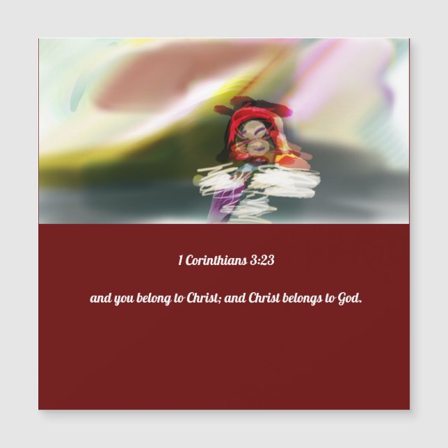 Jesus hier magnetkarte (Vorderseite)