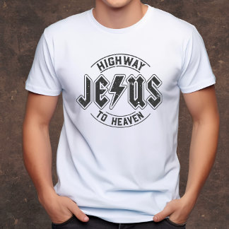 Jesus - Highway zum Christlichen Himmelsmann T-Shirt