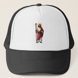 Jesus Hirtenstab Vintage Gravur T-Shirt 2 Truckerkappe