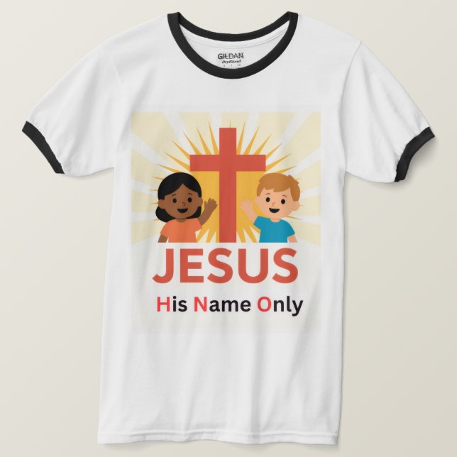 Jesus - His Name Only T-shirt (Design vorne)
