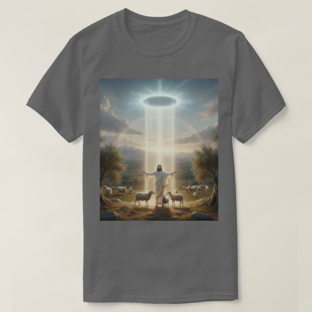 Jesus & His Sheep T-Shirt (Design vorne)