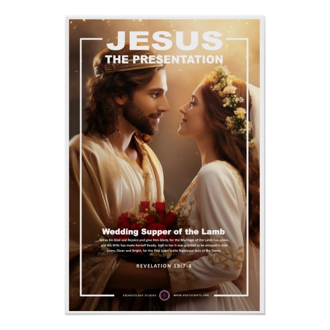 Jesus - Hochzeit Poster (Vorderseite)