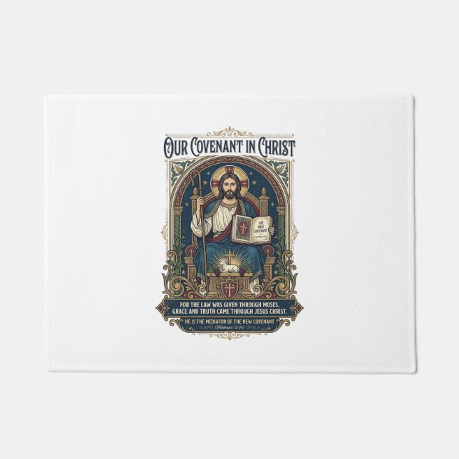 Jesus Hochzeitsfotograf Shirt Christlich Fußmatte (Vorderseite)