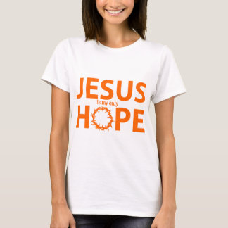 Jesus-Hoffnungsorange T-Shirt