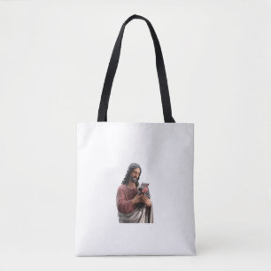 Jesus Holding Moo Deng die Pygmäen Hippo Classic A