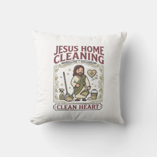 Jesus Home Reinigung Reines Herz Jesus Home Reinig Kissen