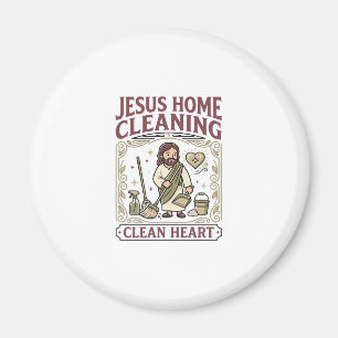 Jesus Home Reinigung Sauberes Herz Jesus Home Rein Magnet