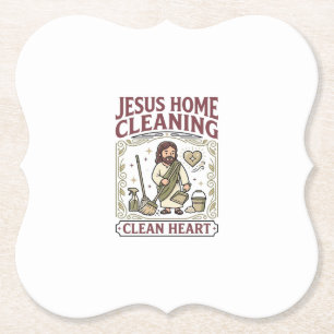 Jesus Home Reinigung Sauberes Herz Jesus Home Rein Untersetzer