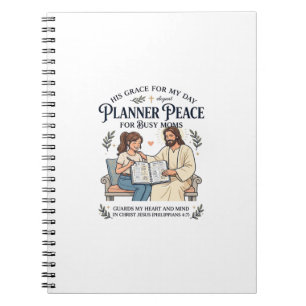 Jesus Homeschool Mom Planer Shirt Glaube Basiertes Notizblock