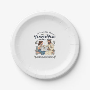 Jesus Homeschool Mutter Planer Shirt Glaubensbasie Pappteller