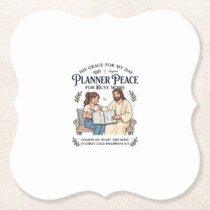 Jesus Homeschool Mutter Planer Shirt Glaubensbasie Untersetzer