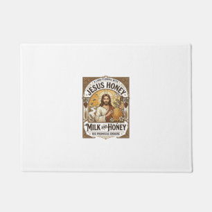 Jesus Honig Milch Und Honig Jesus Honig Milch Honi Fußmatte