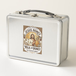 Jesus Honig Milch Und Honig Jesus Honig Milch Honi Metall Brotdose