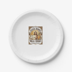 Jesus Honig Milch Und Honig Jesus Honig Milch Honi Pappteller