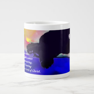 Jesus hören Jumbo-Tasse