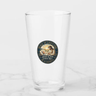 Jesus Hospiz Sterbebegleitung T-Shirt Christlich  Glas
