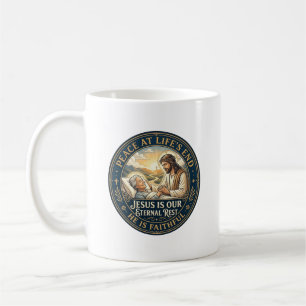 Jesus Hospiz Sterbebegleitung T-Shirt Christlich Kaffeetasse