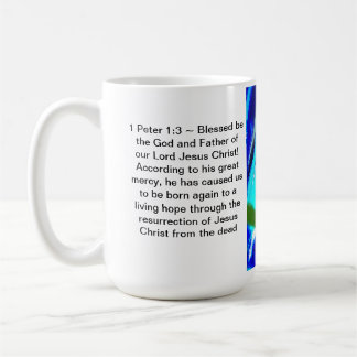 Jesus hüpft auf uns kaffeetasse
