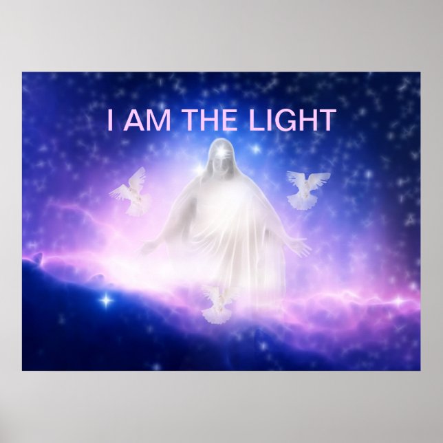 Jesus, ich bin das Licht der Welt Poster (Vorne)