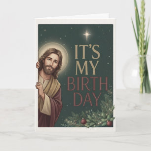 Jesus ich habe Geburtstag Weihnachten Weihnachtska