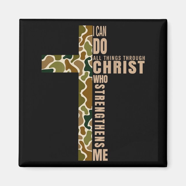 Jesus, ich kann alle Dinge durch Christus, der stä Magnet (Vorne)