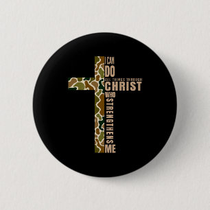 Jesus, ich kann alle Dinge durch Christus tun, der Button