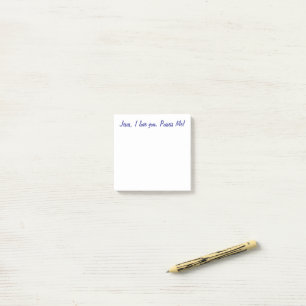 Jesus, ich Liebe, dass du es nachstellst Post-it Klebezettel