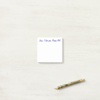 Jesus, ich Liebe, dass du es nachstellst Post-it Klebezettel