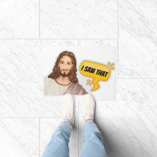 Jesus, ich sah das fußmatte