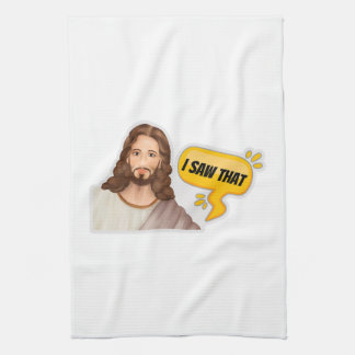 Jesus, ich sah das geschirrtuch