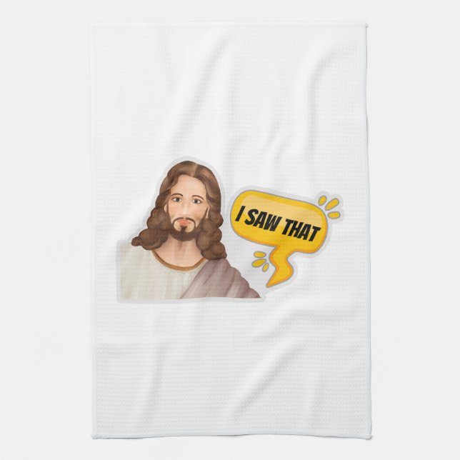 Jesus, ich sah das geschirrtuch (Vertikal)