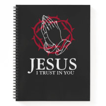 Jesus ich vertraue auf Dich betende Hände & Krone